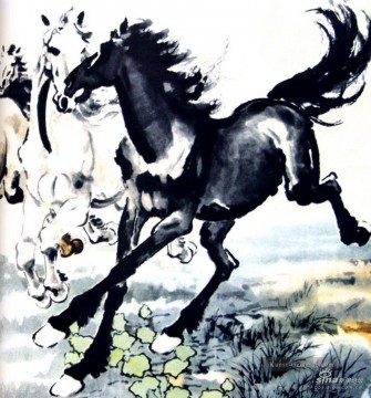  hon - Xu Beihong Pferde alte China Tinte